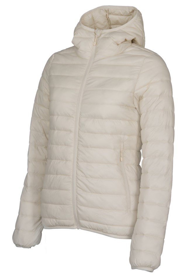 Folgelia jakke m/ hette Beige Dame - 1