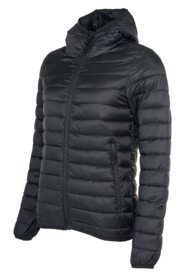 Folgelia jakke m/ hette Jet Black - 1