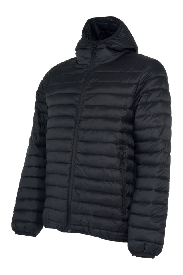 Folgelia jakke m/ hette Jet Black - 1