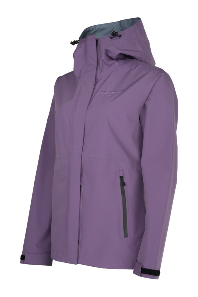 Rauma 3-lags skalljakke Purple Dame - 1