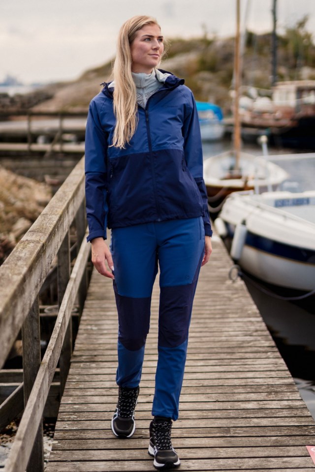 Vehusknausen isolert turbukse Blue Dame - 1