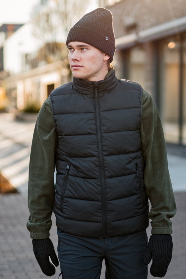 Nordtoppen vattert vest Black Herre - 1