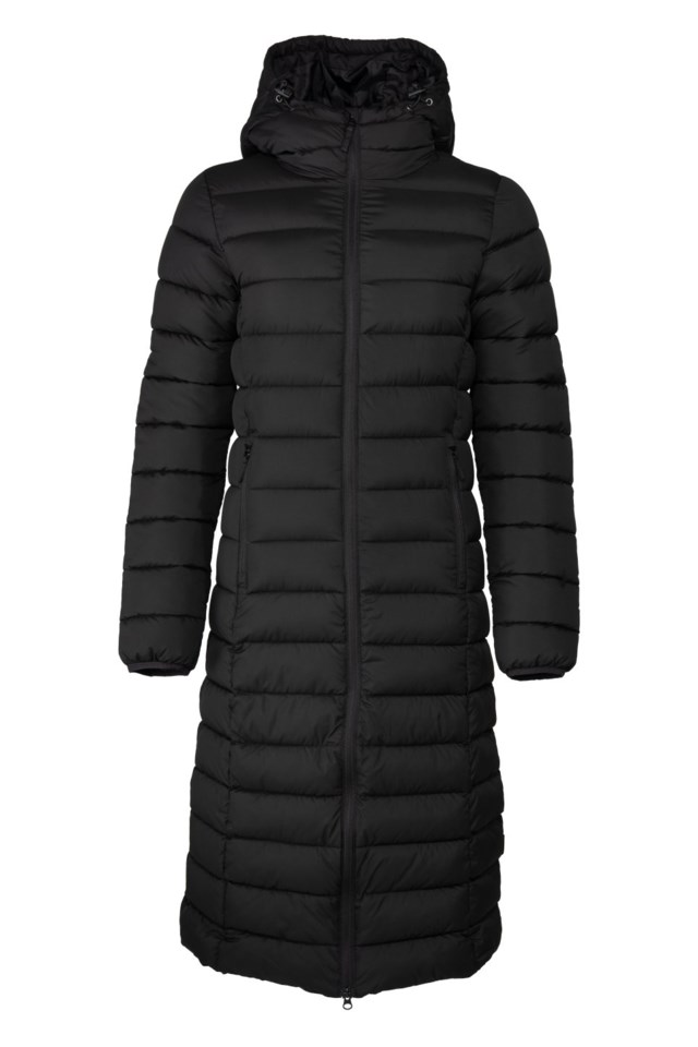 Nordtoppen lang parkas Black Dame - 1
