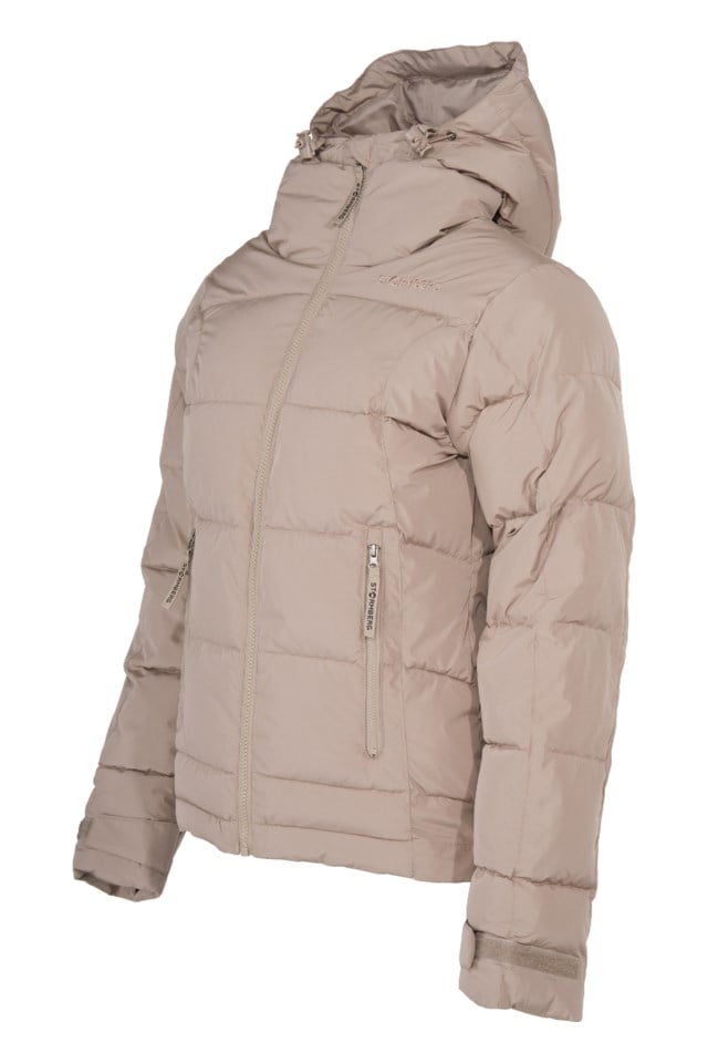 Vinterberg vattert jakke Mocha Meringue - 1