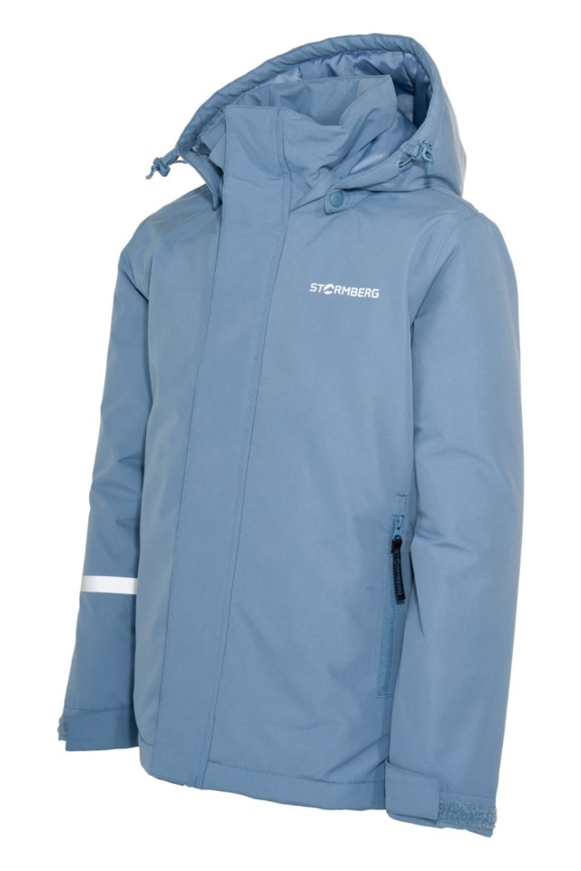Blefjell vattert skalljakke barn 8-14 Middle Blue - 1
