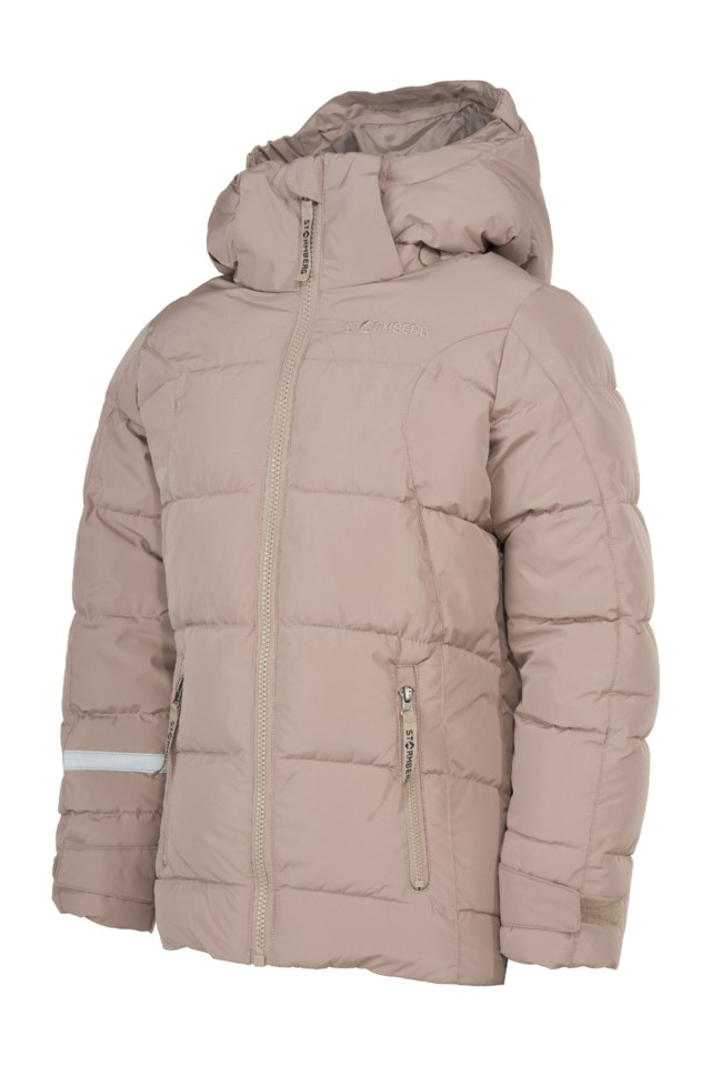Vinterberg vattert jakke barn 8-14 Mocha Meringue - 1