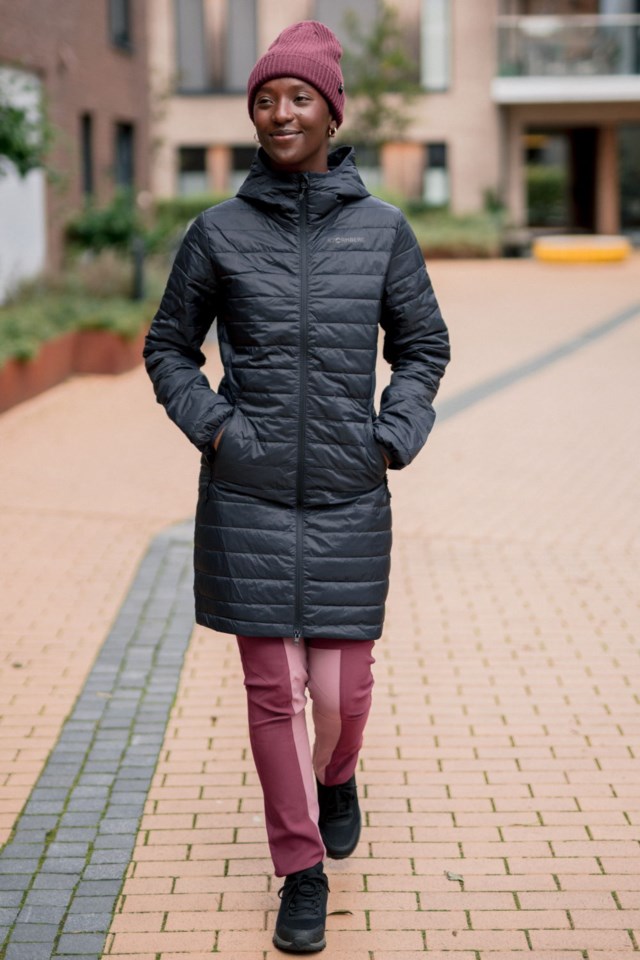 Nordfonna fjær og dunparkas Black Dame - 1