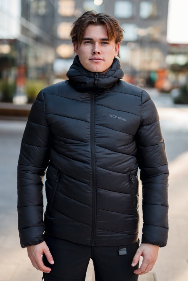Nordisen lettvekts vinterjakke Black Herre - 1