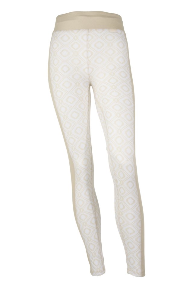 Hørsfjell 2-lags longs Beige|White Dame - 1