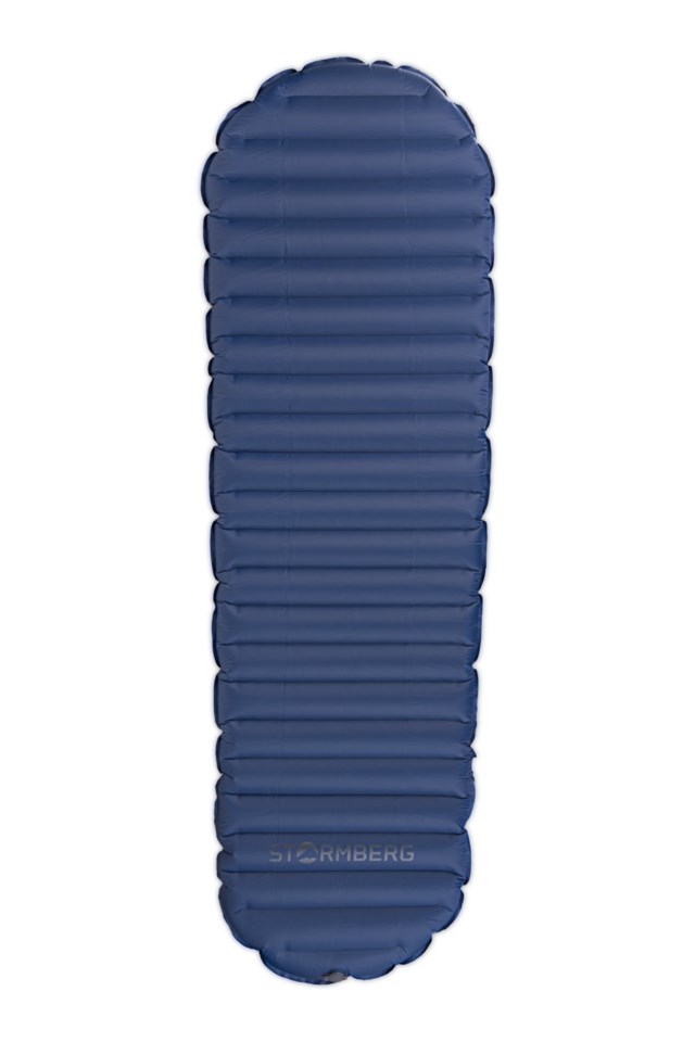 Nonstind oppblåsbart liggeunderlag Blue Turutstyr - 1