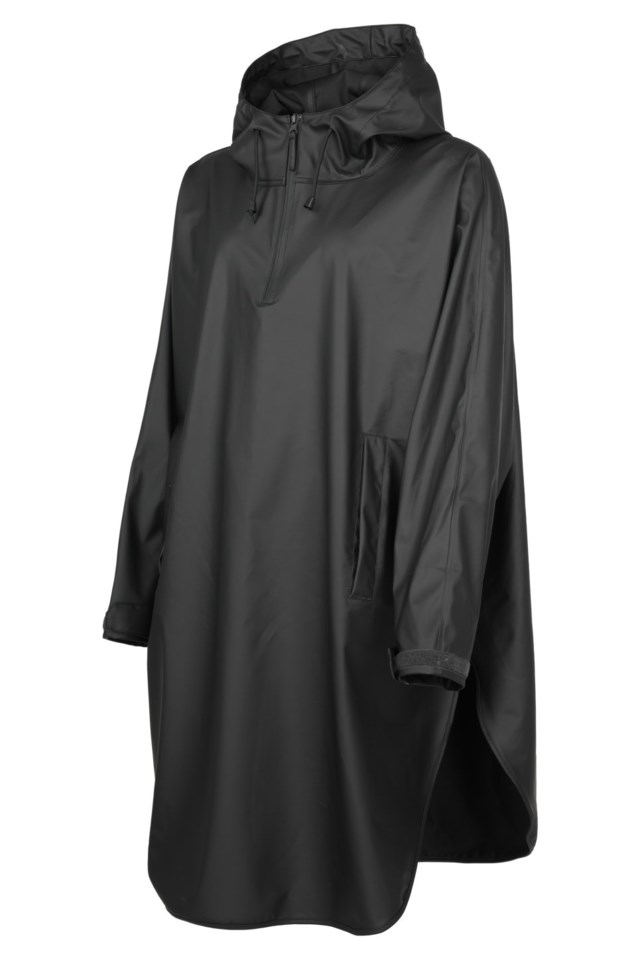 Båtsfjord regnponcho Black Unisex - 1