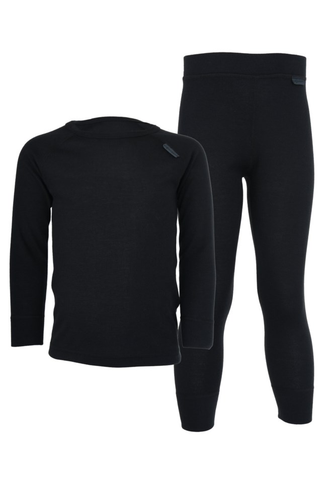 Skogsti superundertøysett barn 1-7 Black Barn - 1