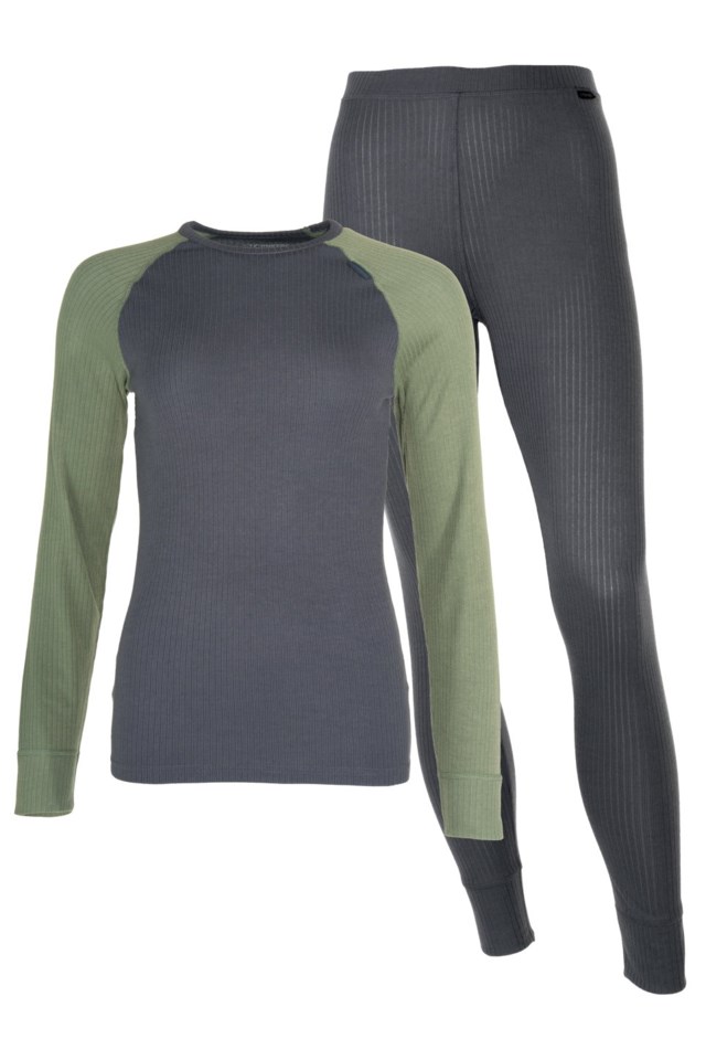 Lindkollen superundertøysett Grey|Green Dame - 1