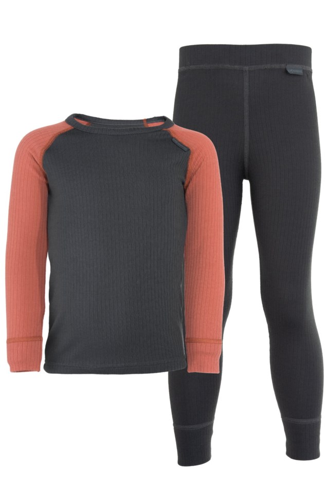 Lindkollen superundertøysett barn 1-7 Grey|Red Barn - 1