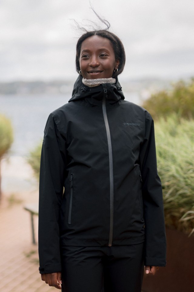 Skomvær skalljakke Black Dame - 1
