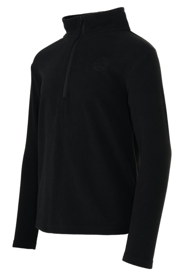 Bergen fleecegenser barn 8-14 Jet Black - 1