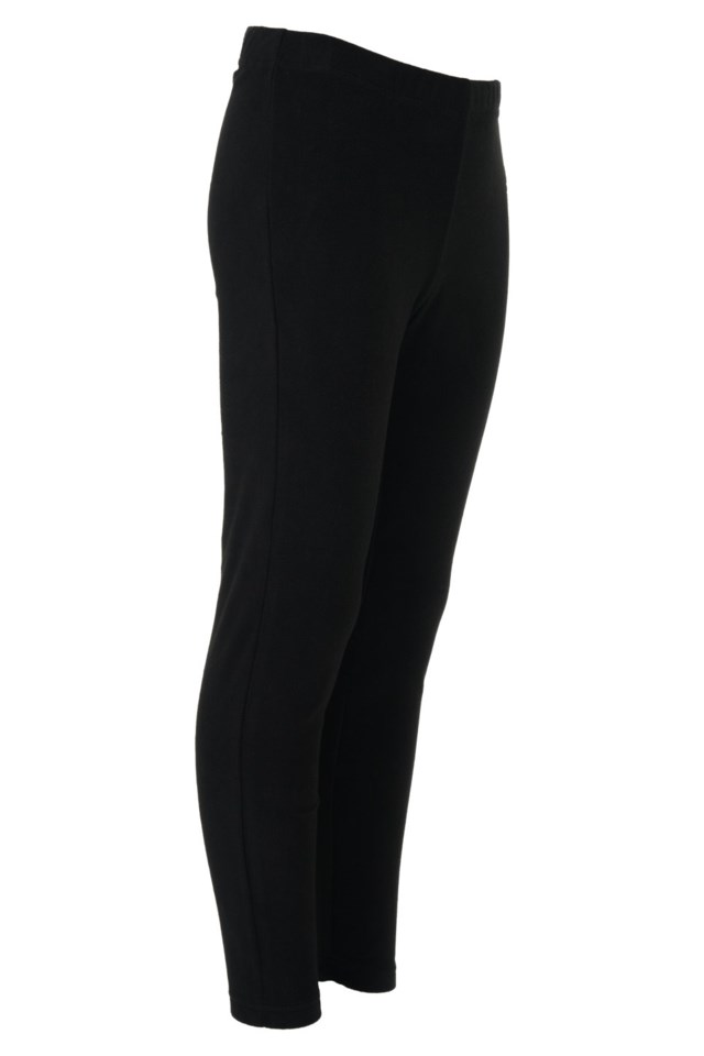 Bergen fleecelongs barn 8-14 Jet Black - 1