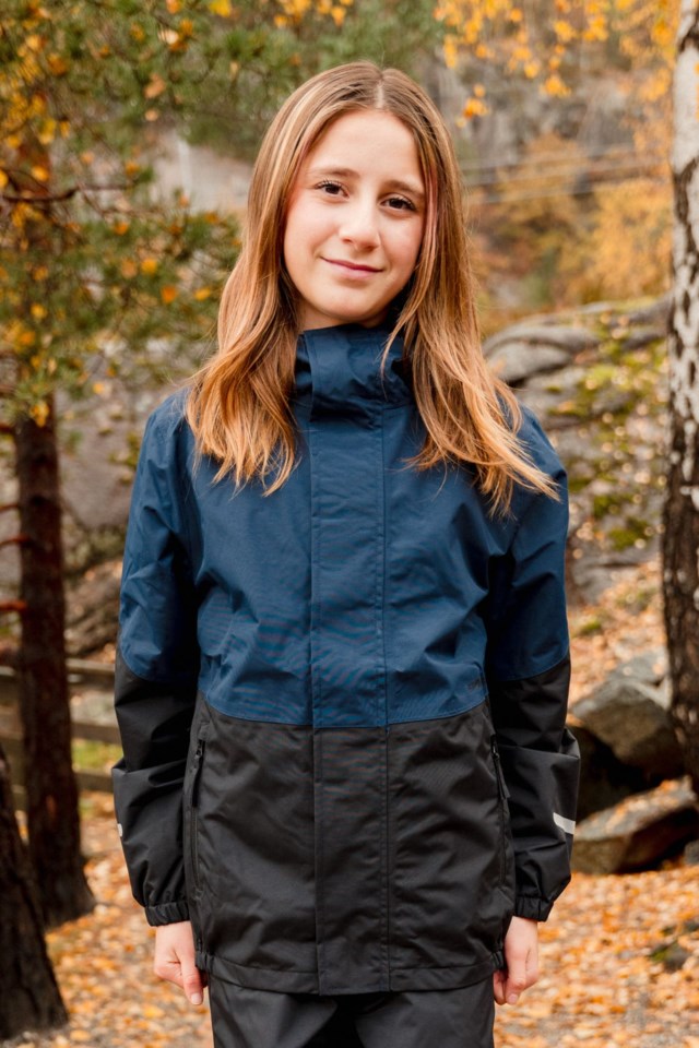 Nordkinn skalljakke barn  8-14 Black|Blue Barn - 1