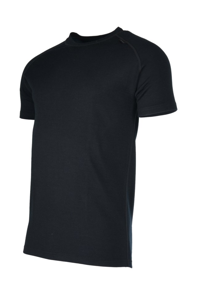 Polarfjell ull t-skjorte Black Herre - 1