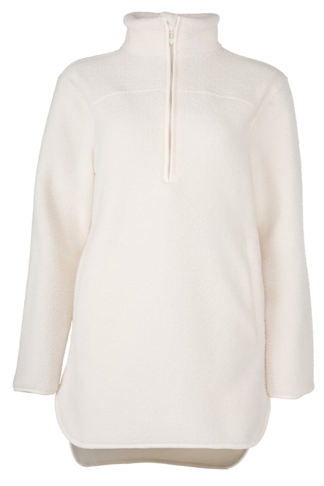 Polarfjord lang sherpagenser Beige Dame - 1