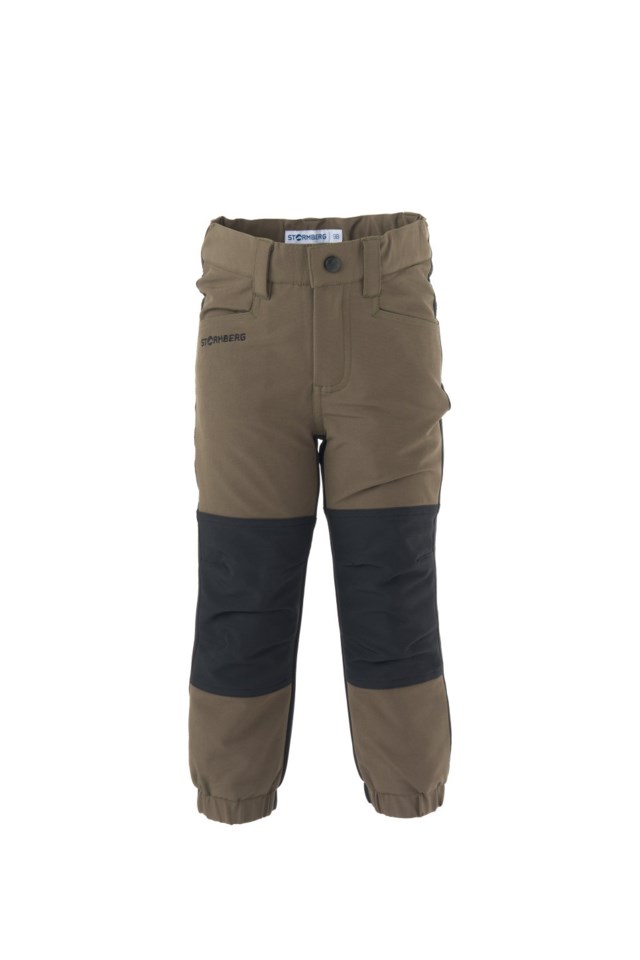 Fjellfonna fôret turbukse barn 1-7 Black|Green Barn - 1