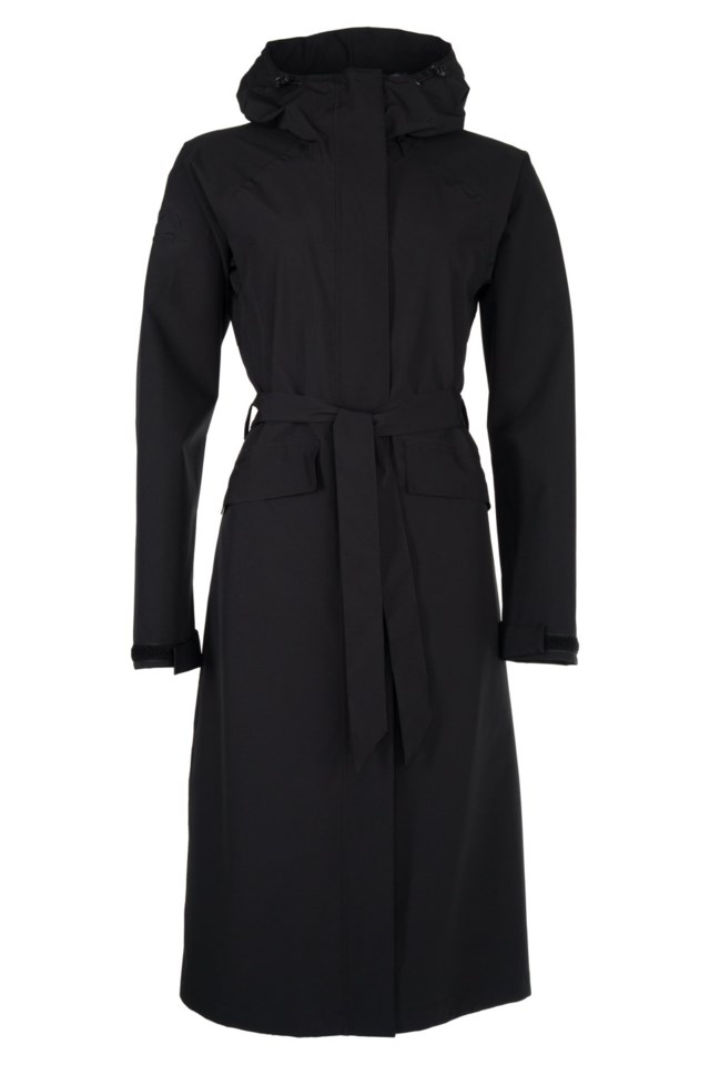 Svolvær lang skallparkas Black Dame - 1