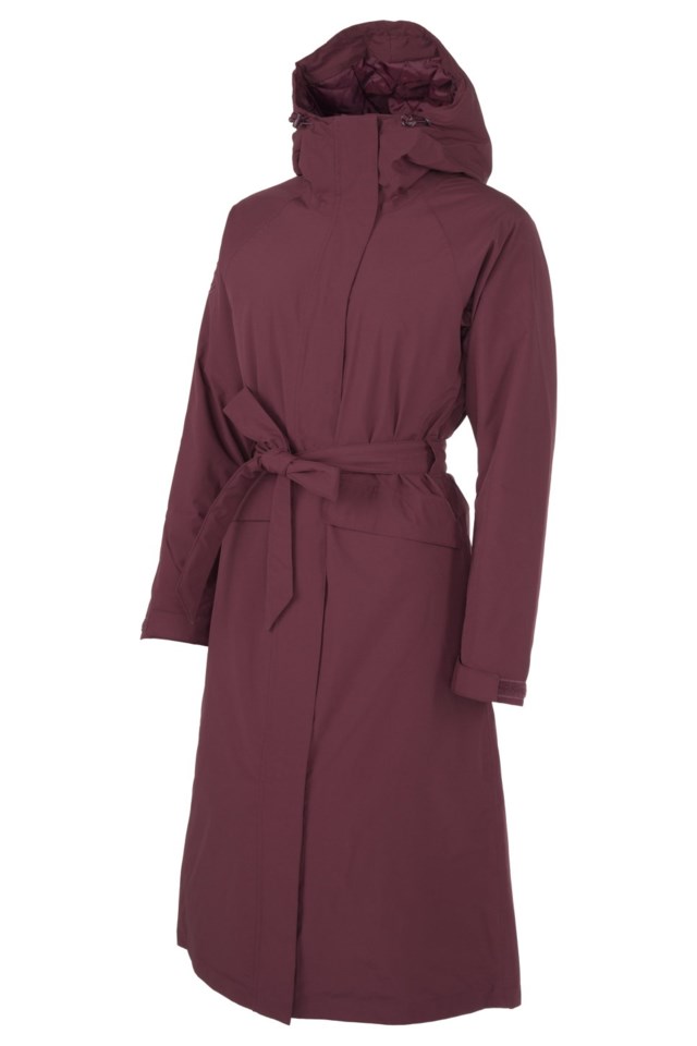 Svolvær lang vattert skallparkas Red Dame - 1