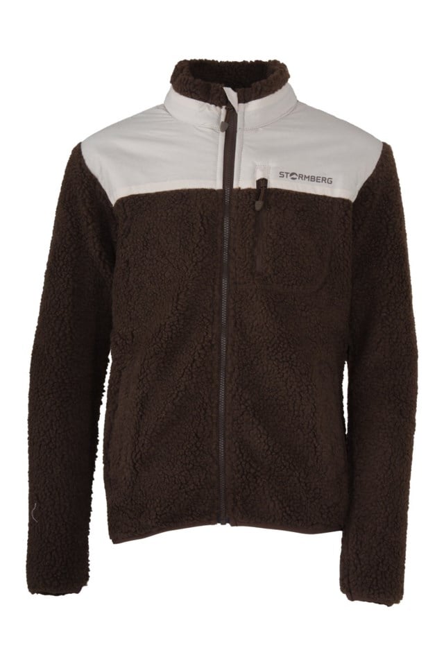 Åkrafjell sherpajakke barn 8-14 Brown Barn - 1
