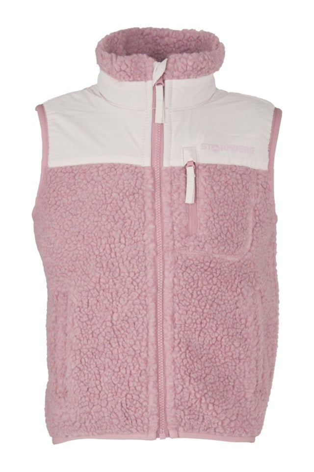 Åkrafjell sherpavest barn 1-7 Pink Barn - 1