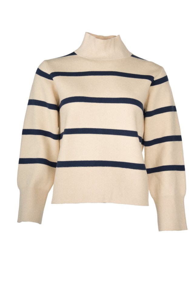 Granåsen polo strikkegenser Blue Dame - 1