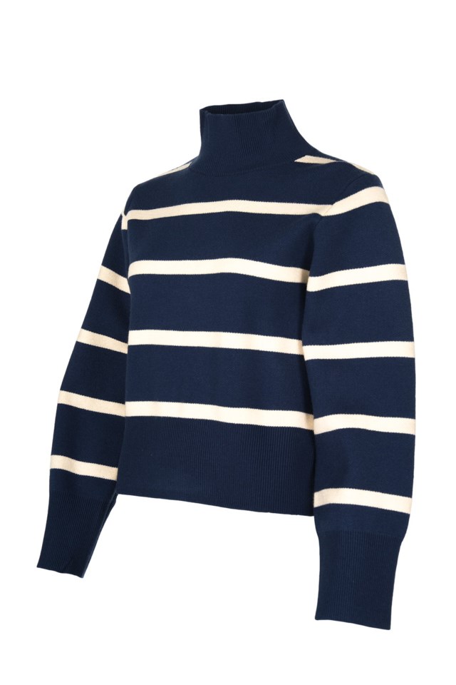 Granåsen polo strikkegenser Blue Dame - 1