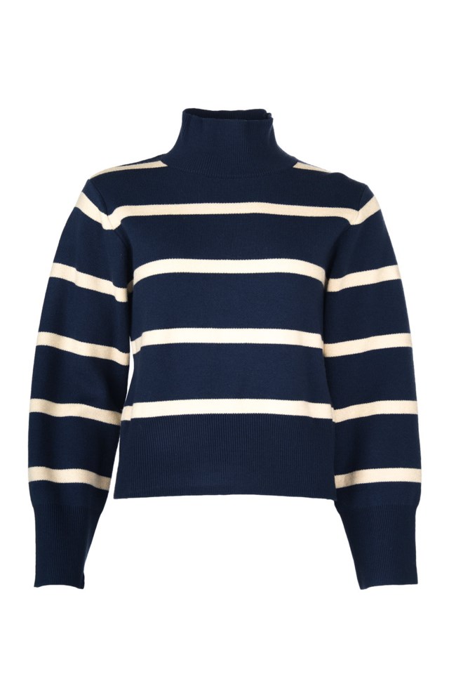 Granåsen polo strikkegenser Blue Dame - 1