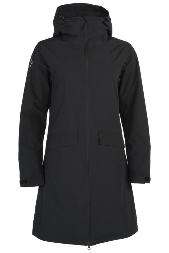 Vestfjorden fôret lettvekts skallparkas Black Dame - 1