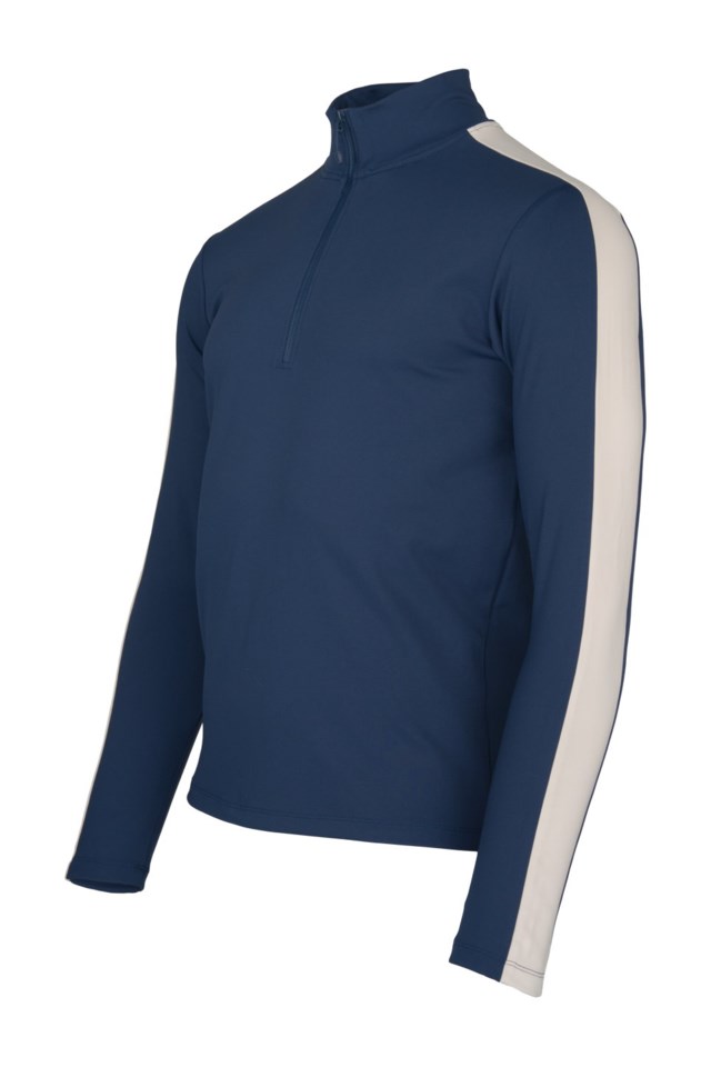 Sørfjellet teknisk supersoft Half Zip trøye Blue Herre - 1