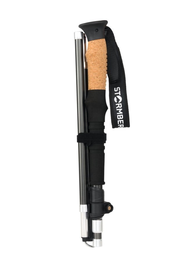 Bergen sammenleggbare gåstaver Black Utstyr - 1