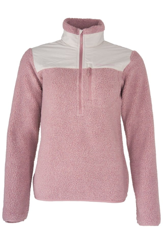 Åkrafjell Half Zip sherpagenser Pink Dame - 1