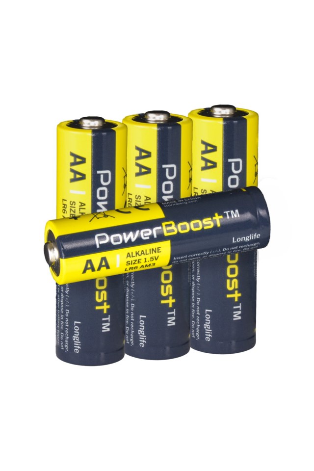 PowerBoost AA batteri 4-pack Multicolor Utstyr - 1