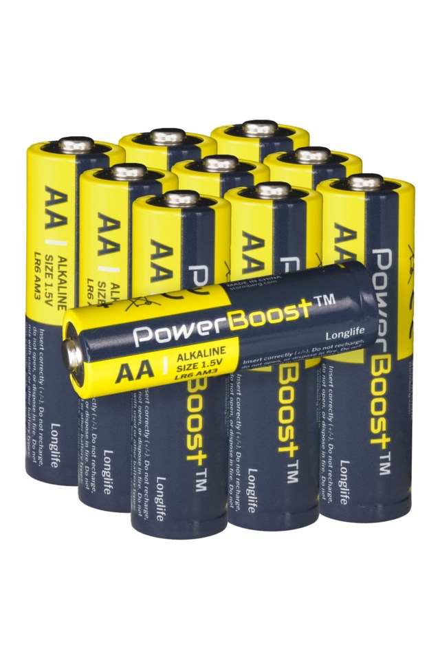 PowerBoost AA batteri 10-pack Multicolor Utstyr - 1