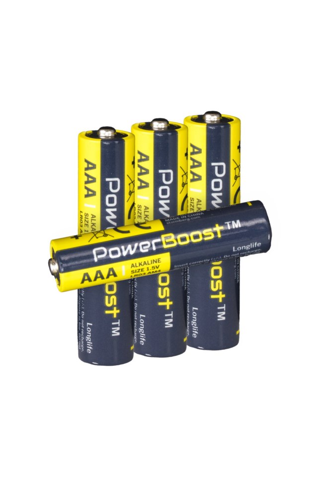 PowerBoost AAA batteri 4-pack Multicolor Utstyr - 1