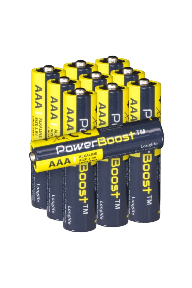 PowerBoost AAA batteri 10-pack Multicolor Utstyr - 1