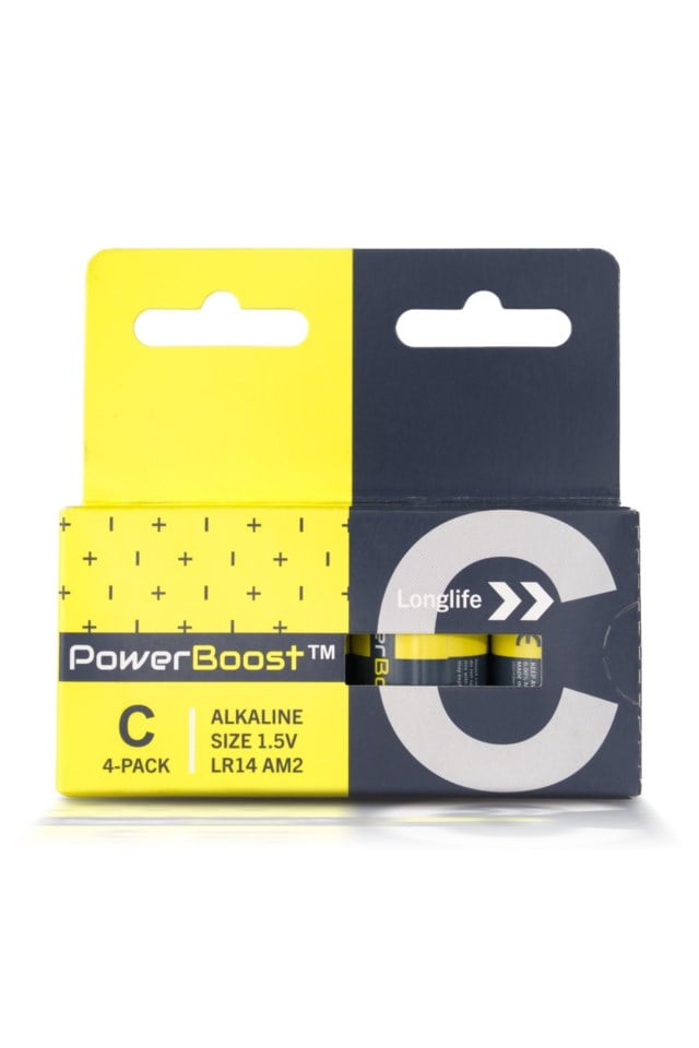 PowerBoost LR14 batteri 4-pack Multicolor Utstyr - 1