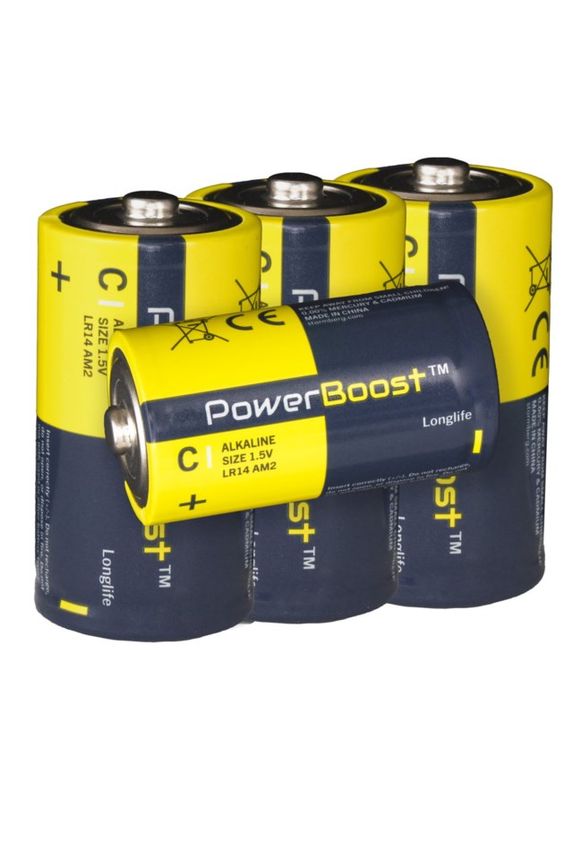 PowerBoost LR14 batteri 4-pack Multicolor Utstyr - 1