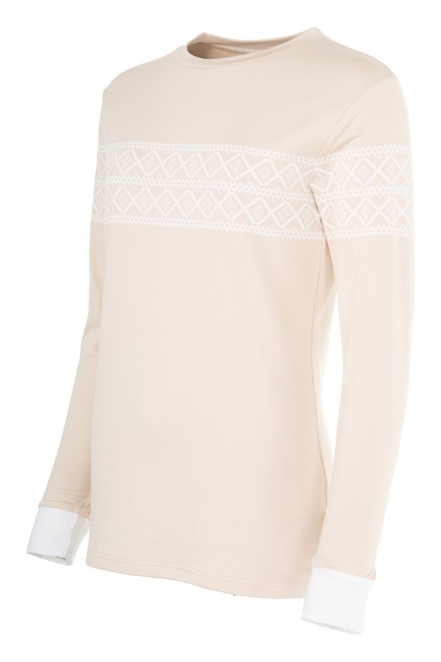 Hardanger supersoft trøye Beige Dame - 1