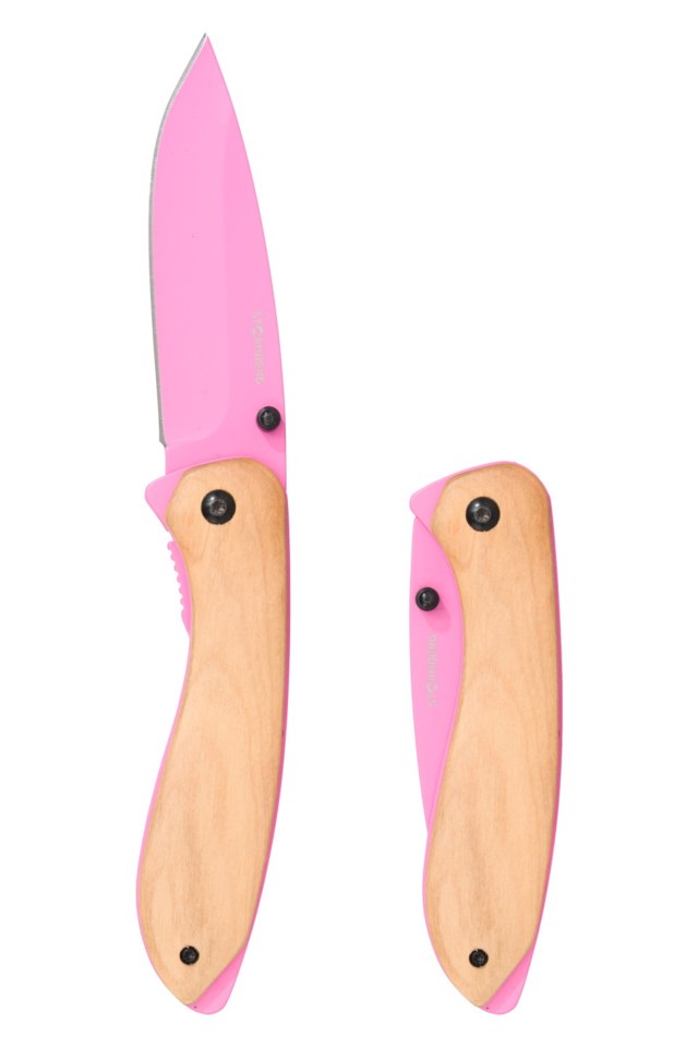 Bygland foldekniv 20 cm Pink|Tre Utstyr - 1