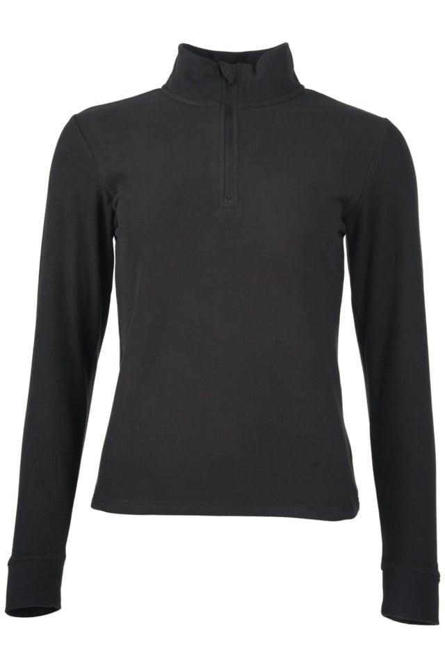 Molladalen Supersoft Half Zip fleecegenser Black Dame - 1