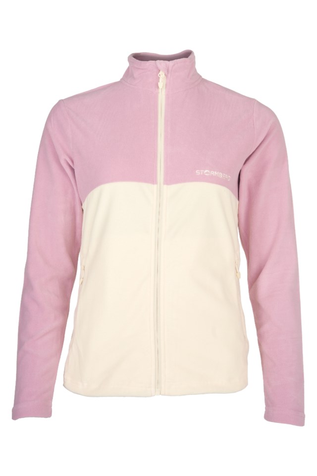 Utvær fleecejakke Beige|Pink Dame - 1