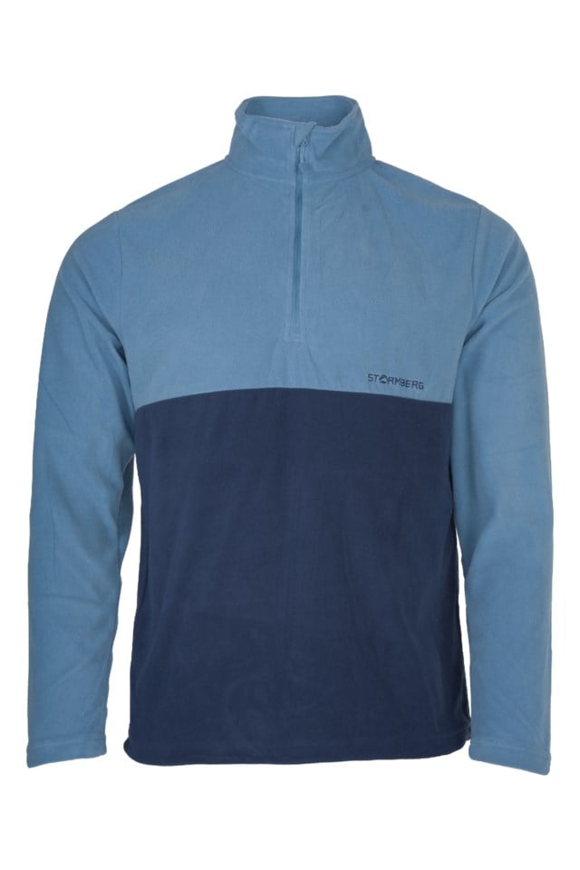 Utvær Half Zip fleecegenser Blue Herre - 1