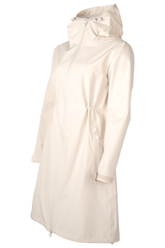 Larvik skallparkas Beige Dame - 1