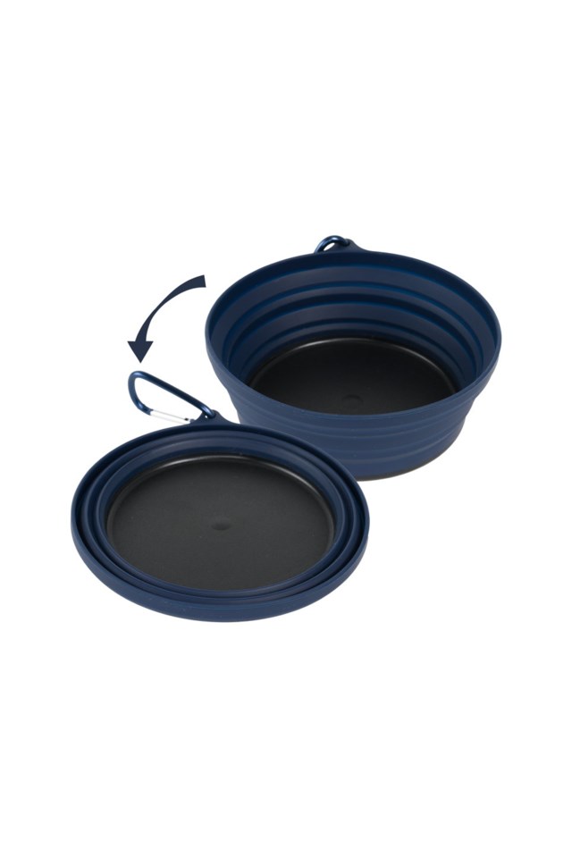 Nupen sammenleggbar turskål 600 ml Blue Utstyr - 1