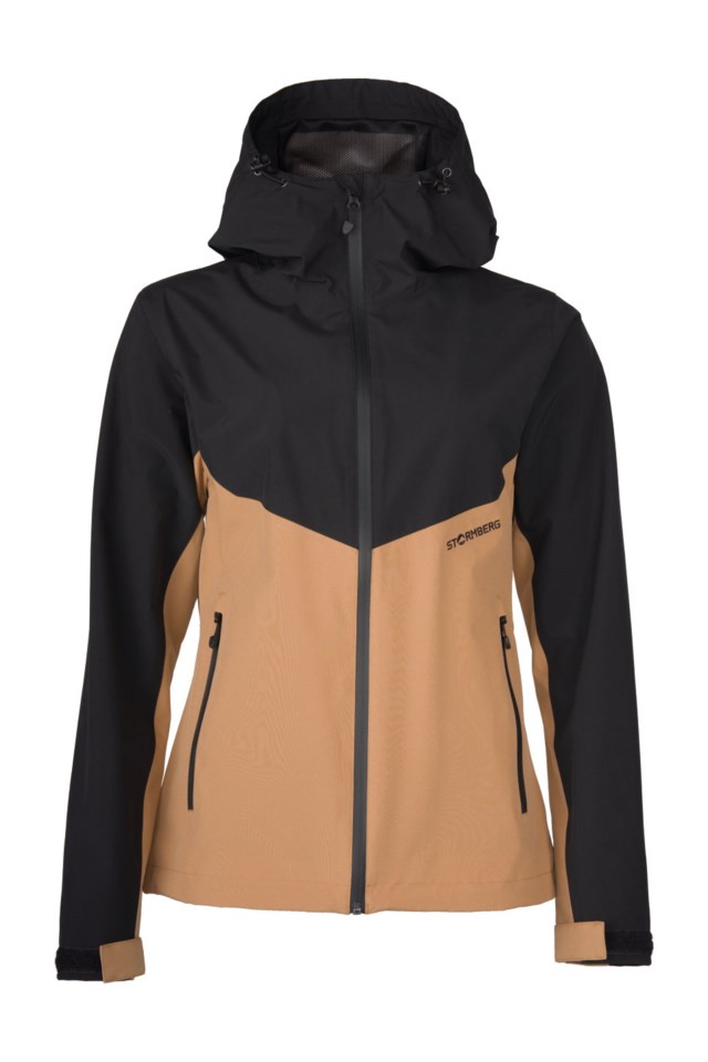 Fauskånebba skalljakke Black|Brown Dame - 1